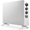thumbnail image 1 of Refurbished (Good) - DeLonghi HSX3315FTS Slim Style Digital 1500W Convection Panel Heater with Dual Fan, White, 1 of 4