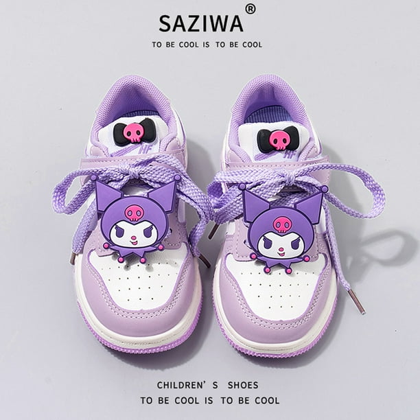 Kuromi zapatos para ninos para ninas primavera y otono 2024 nuevos zapatos deportivos para ninos zapatos transpirables para papa para ninas grandes Walmart en linea