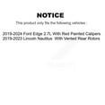 thumbnail image 2 of AmeriBRAKES Front Ceramic Disc Brake Pads NWF-PTC2180 for Car Ford Edge Lincoln Nautilus, 2 of 8