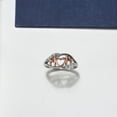 thumbnail image 4 of Mom Heart Ring White and Rose Gold Plated Sterling Silver Womens Ginger Lyne Collection, 4 of 7