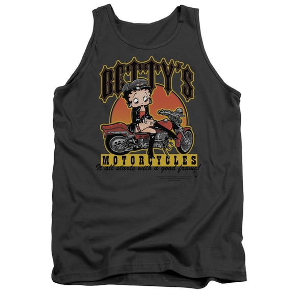 Betty Boop - Bettys Motorcycles - Tank Top - X-Large