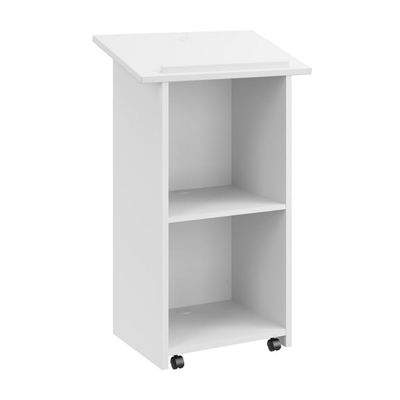 Bush Business Furniture Envision 48"H Stand Up Lectern White (NVD129WH)