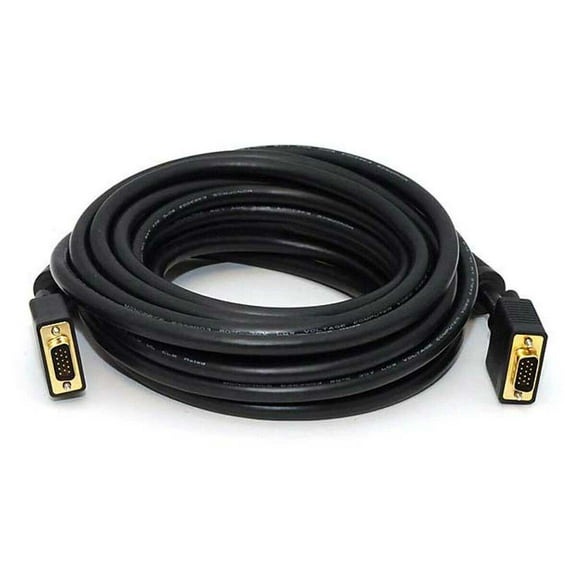 Premium Double-shielded SVGA Cable CL2-Rated With Ferrites~25 feet