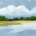 thumbnail image 3 of Barnes, Victoria 12x12 Black Modern Framed Museum Art Print Titled - Lakeside Study IV, 3 of 5