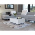 thumbnail image 3 of TUHOME Table Basse à Plateau Relevable Gambia - Bois d'Ingénierie Blanc - pour Salon, 3 of 7