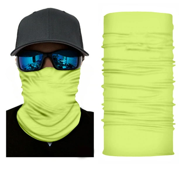 Mechaly Pack of 3 Face Covering Neck Gaiter Elastic and Microfiber