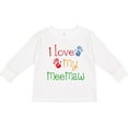 thumbnail image 3 of Inktastic I Love My MeeMaw Girls Long Sleeve Toddler T-Shirt, 3 of 5