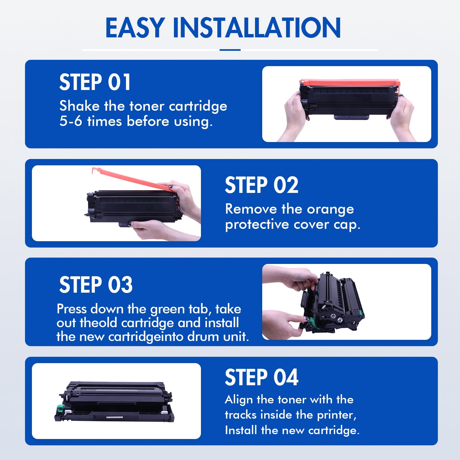 TN850 TN820 Toner Cartridges Black High Yield 2 Pack Compatible for Brother TN 850 TN 820 MFC-L5900DW HL-L6200DW MFC-L5800DW MFC-L5850DW MFC-L5700DW HL-L5200DW MFC-L6800DW Printer Ink