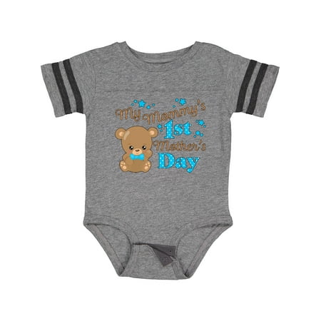 

Inktastic Mommys 1st Mothers Day-cute Baby Bear Gift Baby Boy or Baby Girl Bodysuit