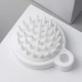 thumbnail image 4 of Cepillo de champú Reutilizable Cerdas suaves flexibles Agujero para colgar Buen agarre Efecto de espuma rico Eliminación de caspa de plástico Masajeador del cuero cabelludo para baño-Goo, 4 of 5