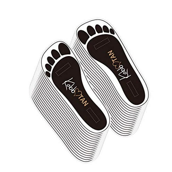 60 Pairs(120feets) Spray Tan Feet Pads For Sunless Spray Tanning in Black