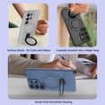 thumbnail image 3 of Allytechgroup for Samsung Galaxy S26 Ultra Cover, 360° Rotating Ring Holder Kickstand [Compatible with MagSafe] Shockproof Soft TPU Back Cover Magnetic Shell, Gray, 3 of 9
