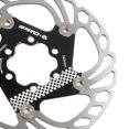 thumbnail image 3 of Freno de disco mecánico para bicicleta de carretera, pinza delantera trasera de 140mm, pernos blancos, abrazadera de rotor de freno de disco tirado de - Disco de freno Ne Disco de freno Negro Sunnimix Pinza de freno de disco de bicicleta, 3 of 4