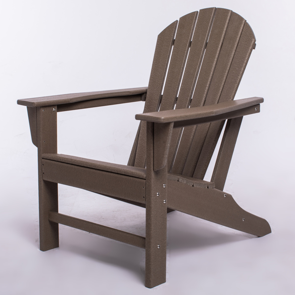 Adirondack Chair Resin, 350 lbs Capacity Load,Patio Chair Lawn Chair Outdoor Adirondack Chairs Weather Resistant for Patio Deck Garden 33.07*31.1*36.4" HDPE Resin Wood,Dark Brown - image 5 of 8
