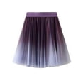 thumbnail image 5 of Women's Elegant Tulle Skirts, Gradient Color Elastic A-Line Layered Short Skirt Streetwear, 5 of 10