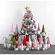thumbnail image 2 of Juego de 10 adornos de gnomos colgantes para árboles de Navidad, gnomos de felpa hechos a mano suecos, adornos colgantes para el hogar de Santa Elf, decoración de vacaciones Zhivalor HMHZ1896, 2 of 5