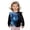 Blue Wolf, variant on Toddler Girl Ruffled Shoulder Sweatshirt Long Sleeve Crewneck Purple Dolphin Sunset Pullover Tops Sweater, Breathable Athletic T-Shirts Blouse for Girls