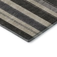 thumbnail image 3 of Addison Rugs Mayfield Premium Machine Washable Transitional Stripes Black Rectangle Rug, 1'8" x 2'6", 3 of 6