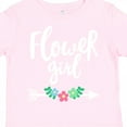 thumbnail image 4 of Inktastic Flower Girl with Arrow and Flowers Girls Toddler T-Shirt, 4 of 5