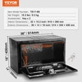 thumbnail image 3 of VEVOR Underbody Truck Box, 36" x 14" x 16" Pickup Storage Box, Heavy Duty Aluminum Diamond Plate Tool Box with Lock and Keys, Waterproof Trailer Storage Box with T-Handle Latch for Truck, Van,Trailer, 3 of 9