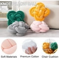 thumbnail image 5 of Knot Pillow, Decorative Throw Pillows with Soft Plush for Couch, 12" Knotted Pillows Purple Dorm Room Decor Pillow Ball Cushion for Bed Living Room, 5 of 6