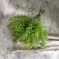 thumbnail image 6 of Artificial Radix Asparagi Fern Bush, Denbek 1Pc Artificial Ferns Plants, Fake Fern Greenery Plastic Plant Faux Shrub for Indoor Outdoor Home Garden Uv Resistant Green Leaves Decor Garland, 6 of 6