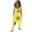 Yellow, variant on Odeerbi 1-6 Years Toddler Girls Summer Jumpsuit Sunflower Camisole Romper Casual Breathable Comfortable Overalls Strap Bib Overall Pants Playsuit