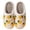 White, variant on Bed Slippers for Women Closed Toe Memory Foam Slip on Sherpa Lining Print Warm House Shoes for Indoor with Arch Support Elastic Comfy Retro Bride Gifts
