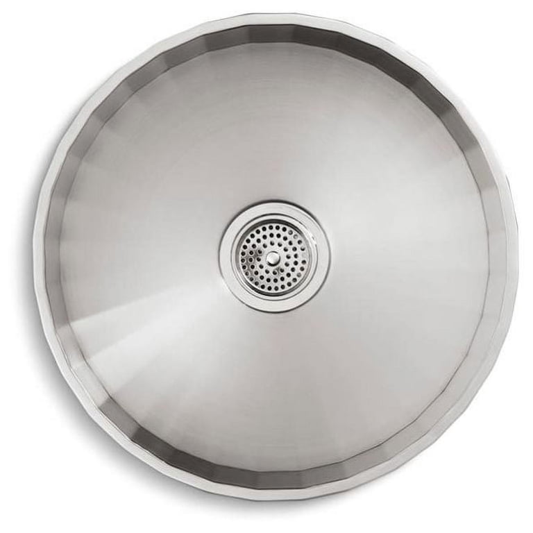 KOHLER 3674-NA Brinx Top-Mount Bar Sink, Stainless Steel  display picture 3