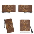 thumbnail image 4 of ZUXONGSY Leather Horse Sunflower Prints Handbag with Matching Wallet for Women Large Capacity Top Handle Satchel Shoulder Bag Large Work Bag with Money Organizers for Hiking Travel, 4 of 5