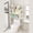 White, variant on 3-Tier Over The Toilet Storage Rack, Freestanding Iron Frame Waterproof Bathroom Shelf, Space Saver for Laundry & Kitchen, Black