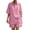 Pink, variant on Bovxnpu Women 2 Piece Loungewear Set Beach Vacation Sweatsuit Tracksuit Set Women's Button Collared Top Elastic Waist Pocket Shorts Linen Set Summer Outfits