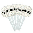 thumbnail image 1 of Tracee Cupcake Picks Toppers - Set of 6 - Mutlicolored Speckles, 1 of 1