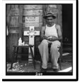 thumbnail image 2 of Historic Framed Print, [Catholic religious scenes in Puerto Rico, 1944-46: man on street whittling religious figures], 17-7/8" x 21-7/8", 2 of 9