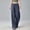 *Blue, variant on ClodeEU Women's Wide Leg Pant With Drawstring,Loose Casual Comfortable Elastic Waist Trouse Pink,Womens Plus S