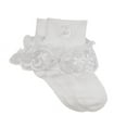 thumbnail image 2 of Wrapables® Lil Miss Daisy Double Layer Lace Ruffle Socks (Size of 8-10), Set of 2, 2 of 3