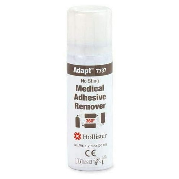 Adapt Hollister 7737 Medical Adhesive Remover Spray, No Sting, 50 mL, Can