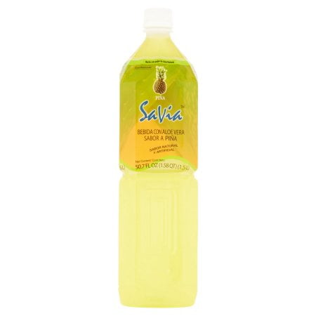 Savia Aloe Vera Juice, PIneapple, 50.7 Fl Oz (Pack of 3)