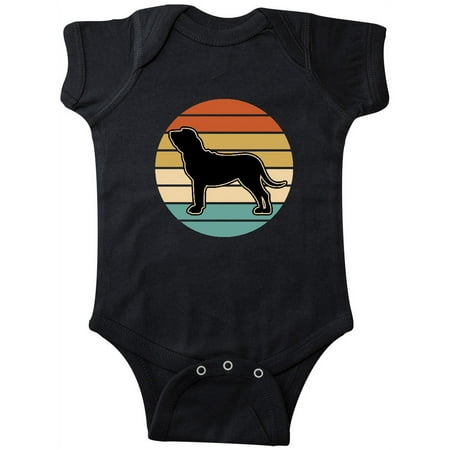 

Inktastic Bloodhound Dog Retro Sunset Gift Baby Boy or Baby Girl Bodysuit