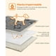 thumbnail image 3 of Feandrea Manta Impermeable para Perros, para Perros Pequeños y Medianos, Gatos, 127 x 101 cm, L, Lavable a Máquina, Gris, 3 of 5