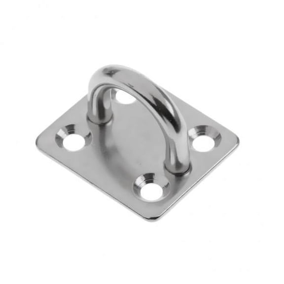 Dickly 3-16pack Heavy Duty 304 Stainless steel shape square Pad Eye Plate Shade Sail Sailboat 3 Pcs