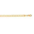 thumbnail image 4 of Floreo 14k Yellow Gold (1.2mm, 1.7mm, 3.2mm, 4.5mm, 5.5mm, 6.3mm) Solid Mariner Chain Necklace, 4 of 5