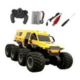 thumbnail image 3 of Coche Teledirigido Anfibio Sunnimix Juguetes De Playa Coche Eléctrico RC Ocho Ruedas Amarillo, 3 of 8
