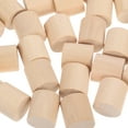 thumbnail image 3 of OULII 50pcs Craft Wood Blocks Unfinished Round Wooden Block for DIY Projects, 3 of 7