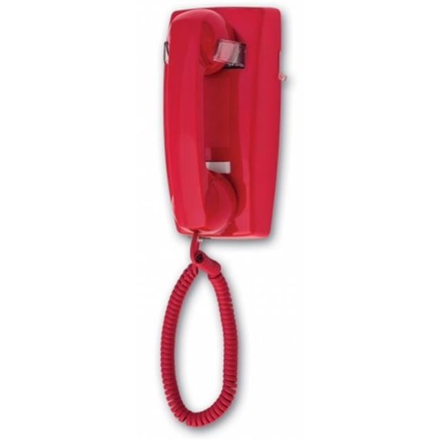 Cortelco 255447-VBA-NDL Support Mural Sans Cadran - Rouge