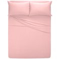 thumbnail image 2 of Malina Cotton Jersey Knit Bed Sheet Set, Fresh Linen, Blush, Twin, 2 of 4