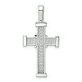 thumbnail image 3 of Finest Gold 14K White Gold Latin Cross Pendant, 3 of 4