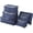 Navy Blue, variant on Travel Organizer Luggage Compression Pouches, 6 Set Travel Storage Bags Travel Multi-functional Clothing Sorting Packages (Orange)