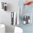 thumbnail image 5 of 2 cajas de almacenamiento transparentes para pared, sin perforaciones, 5 of 5