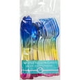 thumbnail image 6 of Rainbow Plastic Disposable Cutlery 24 Count New by Way to Celebrate, 6 of 7